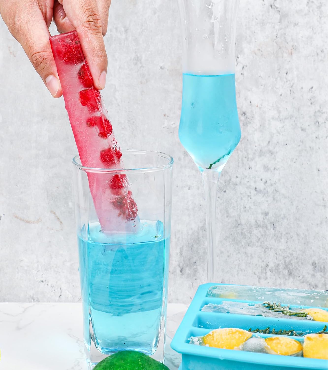 Long Ice Cube Sticks Mold for  - مراجعة Silicone Mold Tray وسعره
