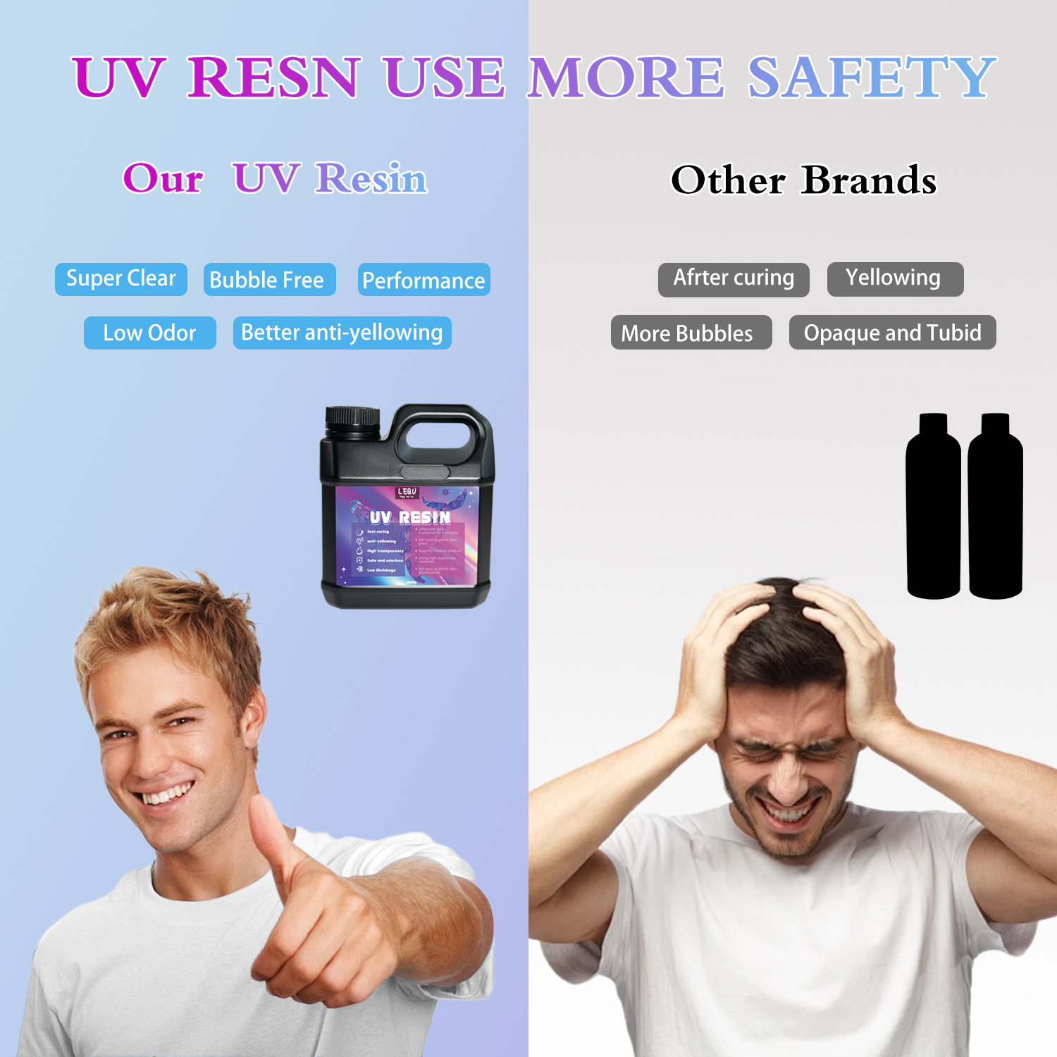 Bulk UV Resin Crystal Clear La - مراجعة Epoxy Uv Resin Kit وسعره