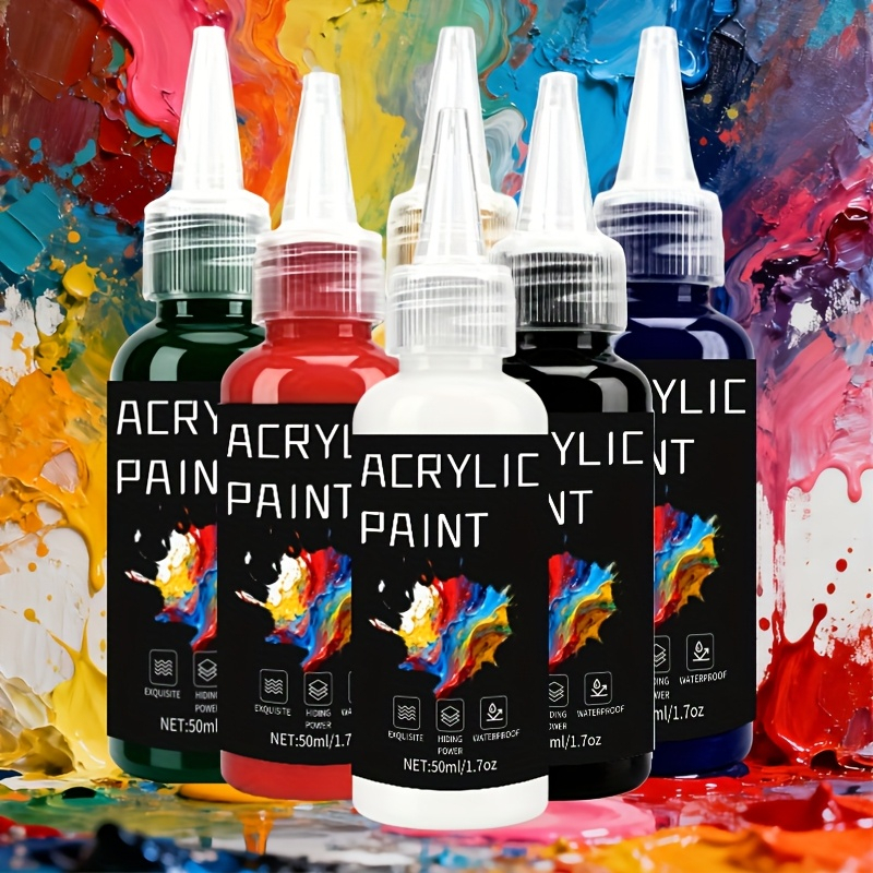 Acrylic Paint Set 6 Colors 50m - مراجعة Resin Pigment Set وسعره