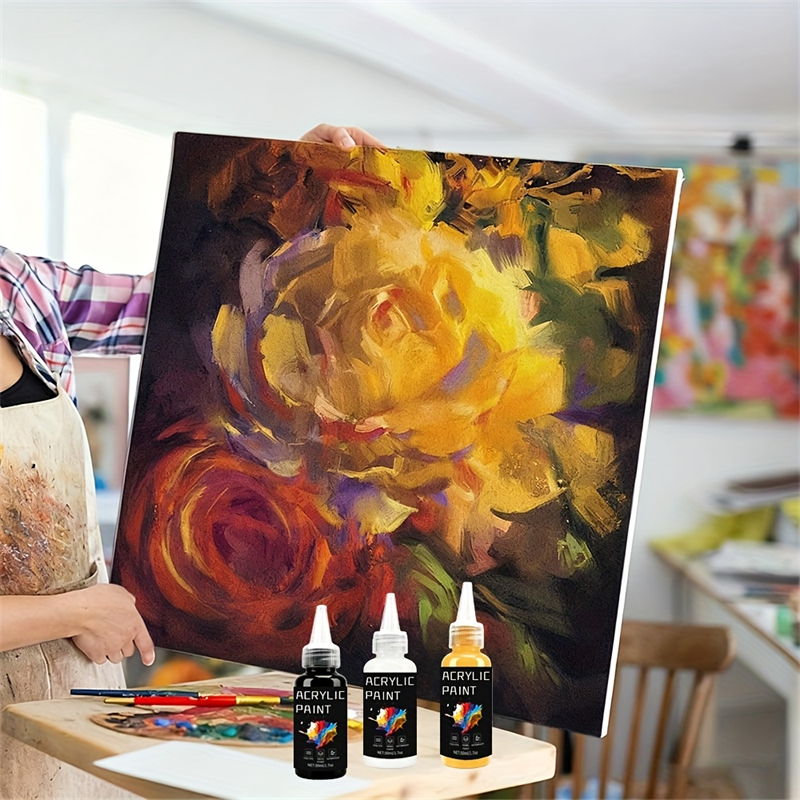 Acrylic Paint Set 6 Colors 50m - مراجعة Resin Pigment Set وسعره