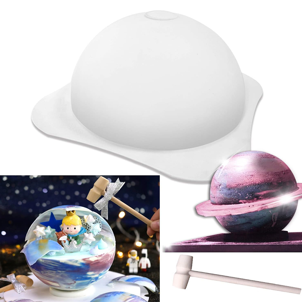 1/3pcs Large Silicone Hemisphe - مراجعة Coaster Mold Round وسعره