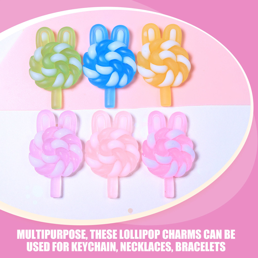 24Pcs Cute Cartoon Lollipop Ch - مراجعة Resin Craft Supplies وسعره