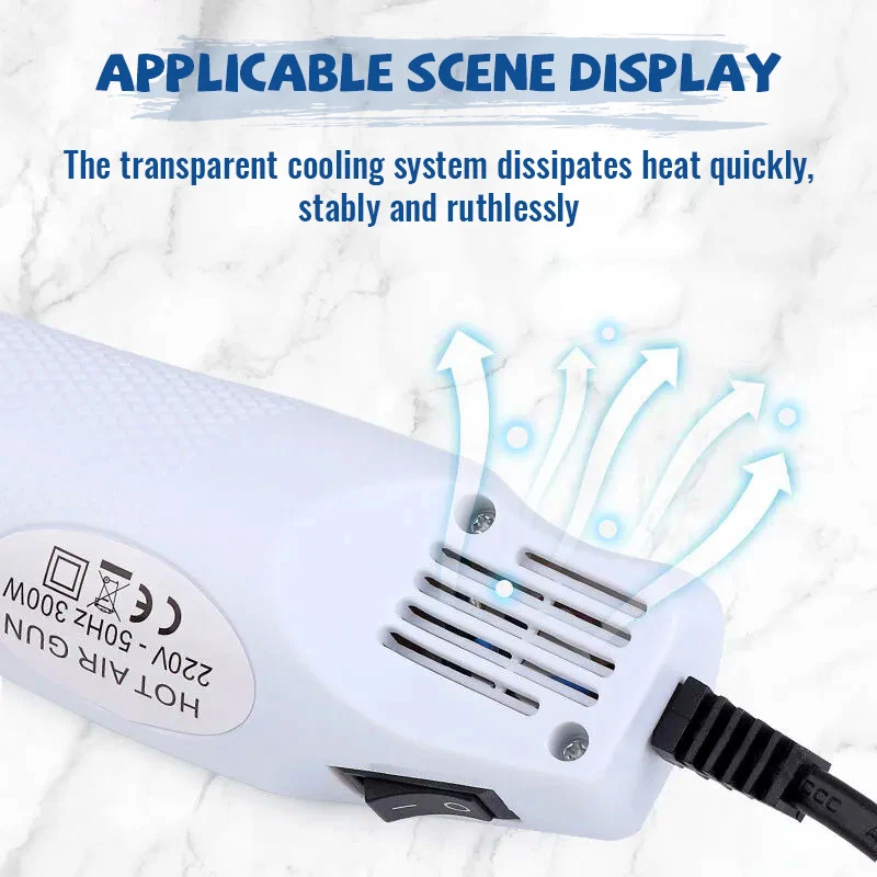 Hot Air Gun 220V Soldering Tem - مراجعة Heat Gun Small وسعره