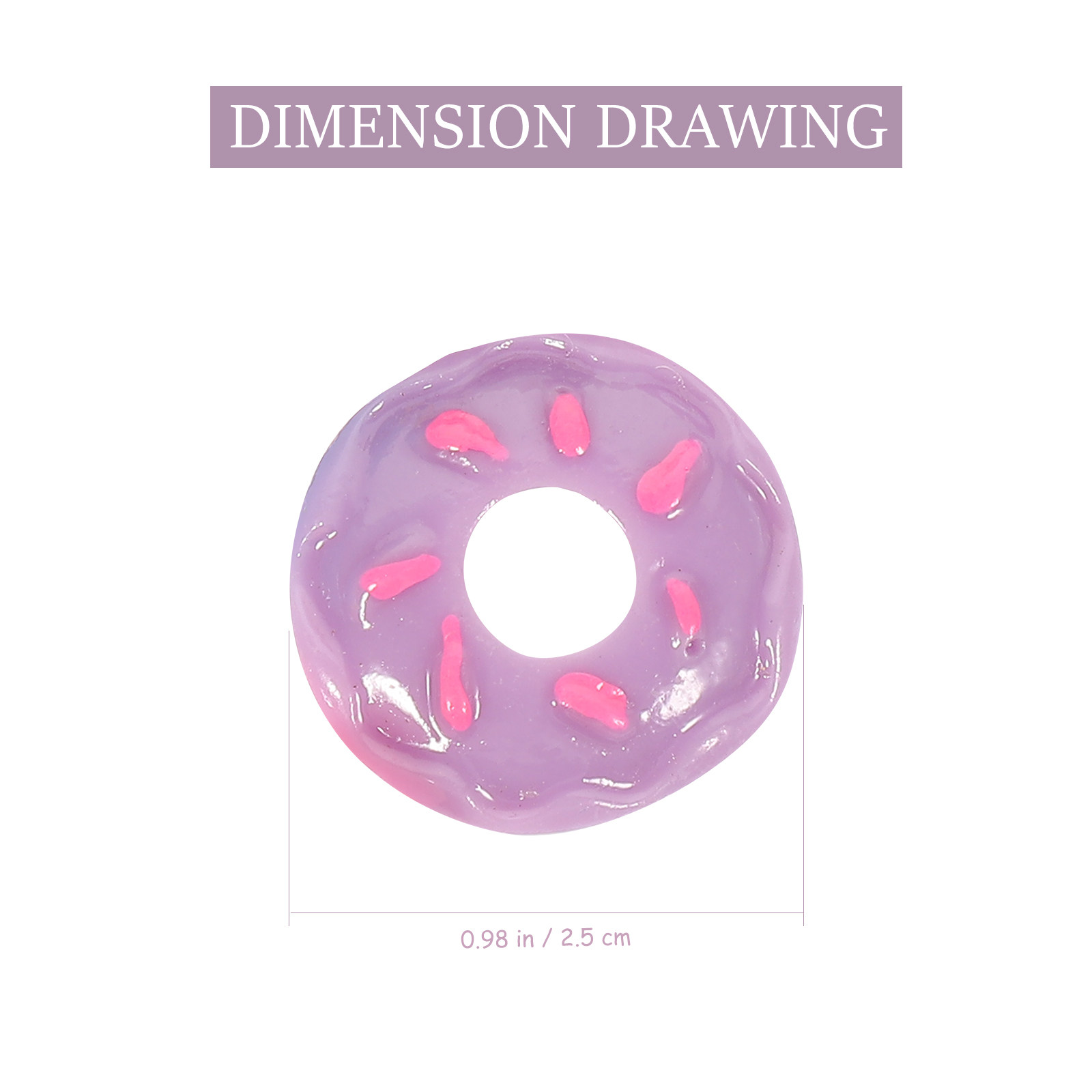 30Pcs Mini Donut Resin Ornamen - مراجعة Resin Craft Supplies وسعره