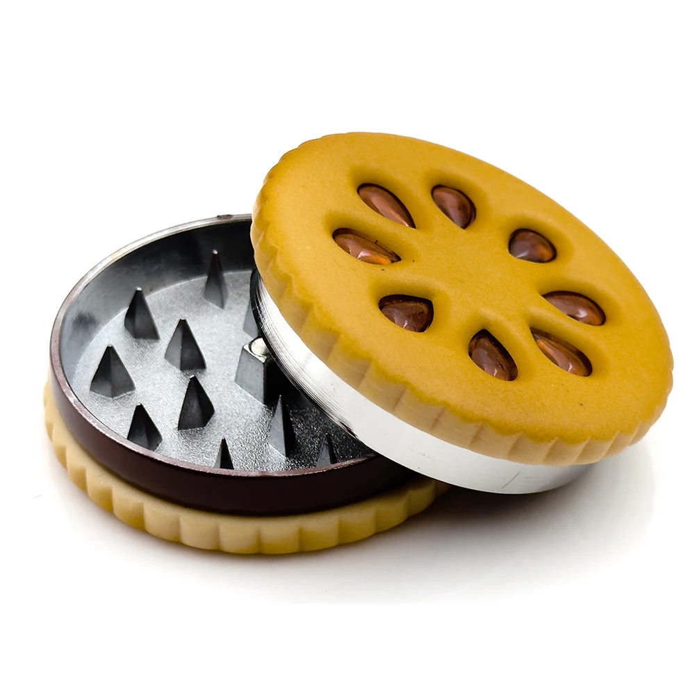 Cookie Metal Grinder Shape 55m - مراجعة Dried Flower Bulk وسعره