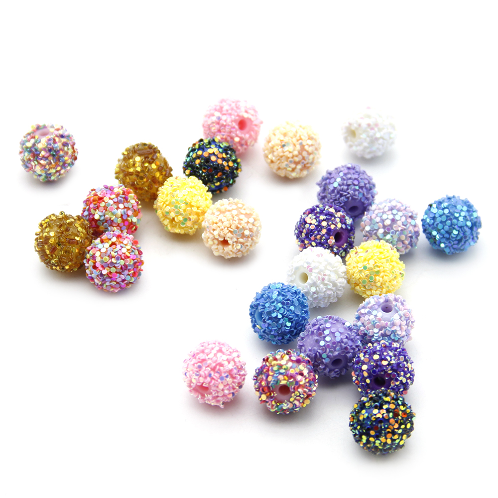 5pcs/pack Glitter Resin Beads, - مراجعة Resin Glitter Pack وسعره