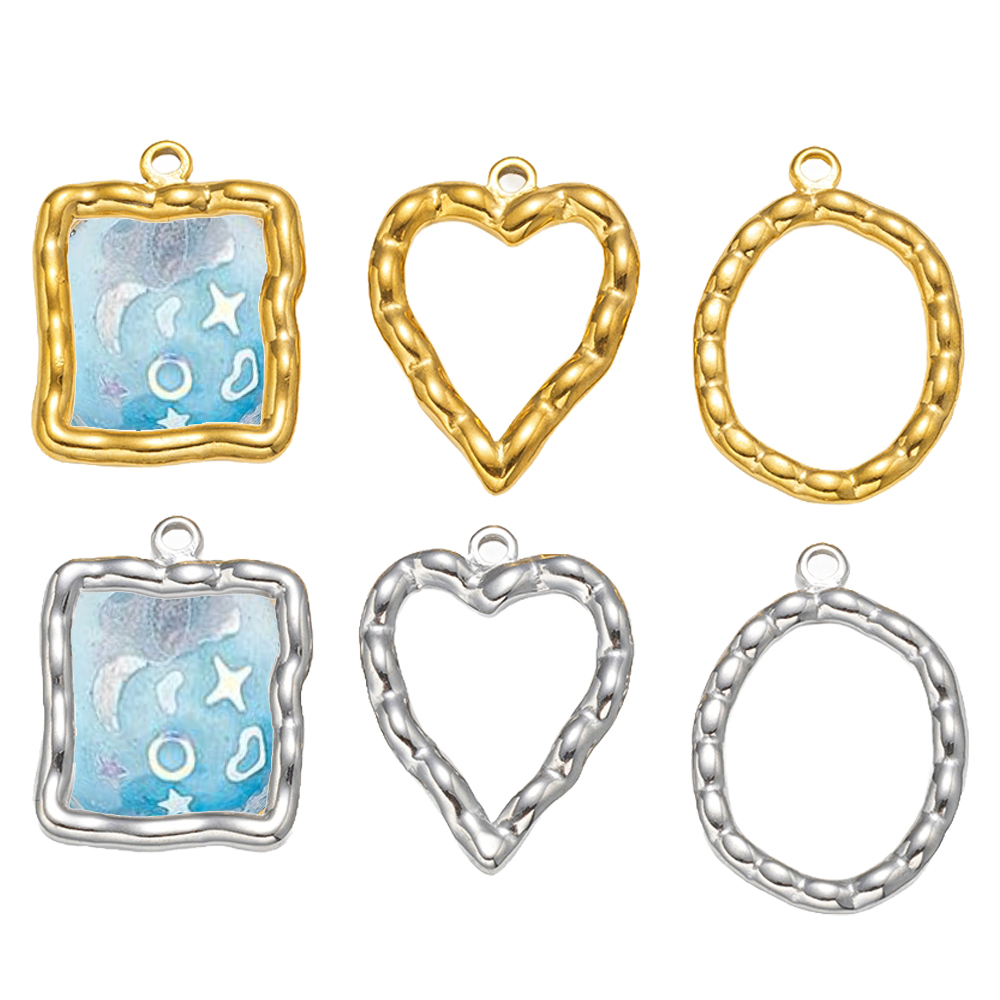 5pcs Stainless Steel Heart Rou - مراجعة Resin Craft Supplies وسعره