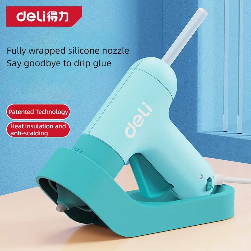 Deli Hot Melt Glue Gun With 7M - مراجعة Heat Gun Small وسعره