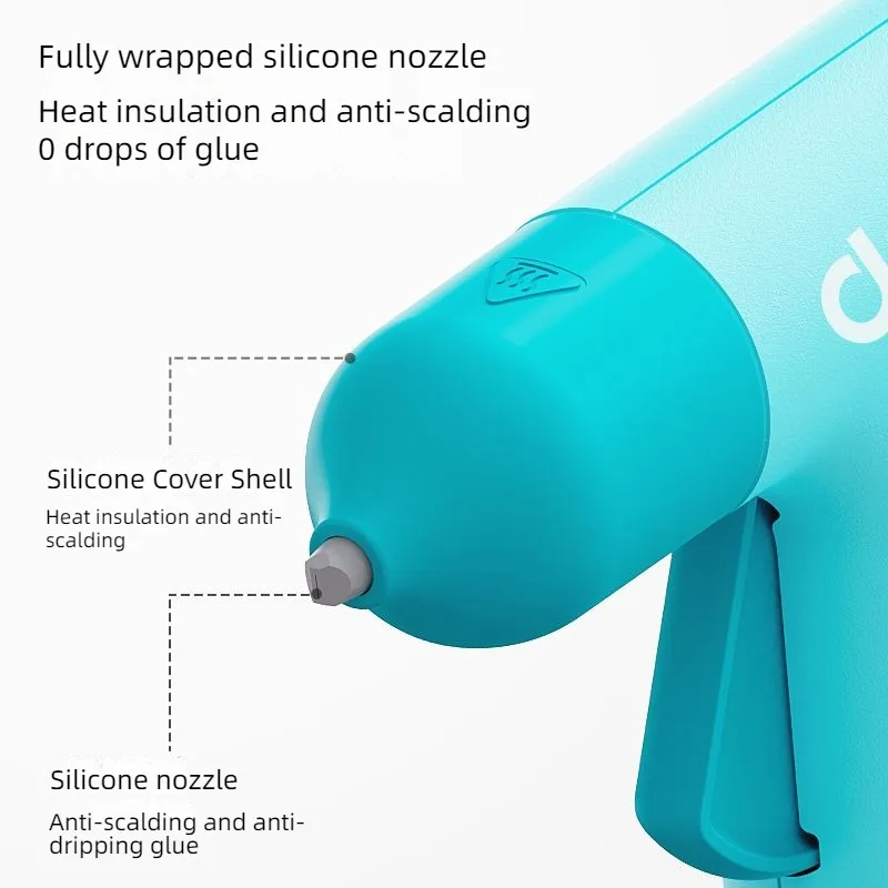 Deli Hot Melt Glue Gun With 7M - مراجعة Heat Gun Small وسعره