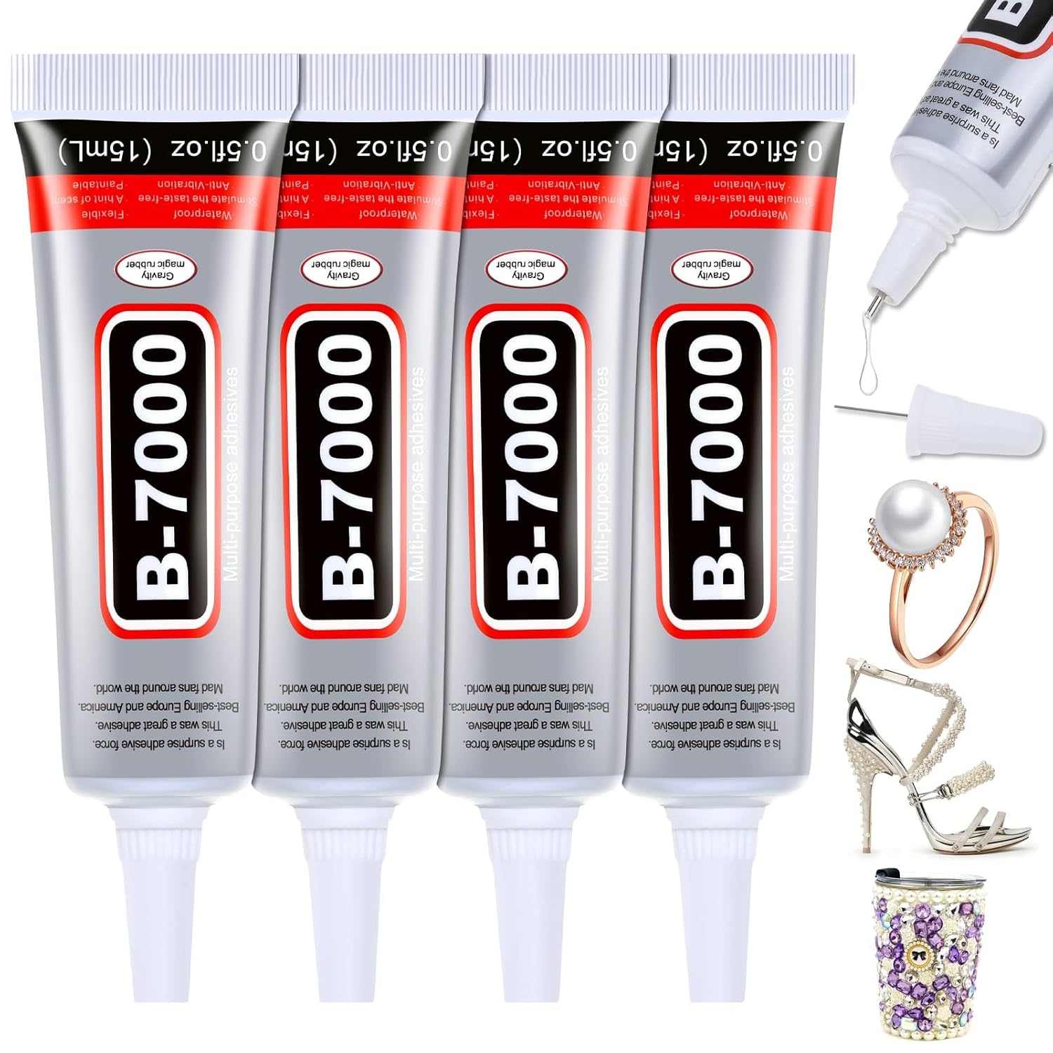 1-10Pcs B-7000 Super Glue Lool - مراجعة Crafting Resin وسعره