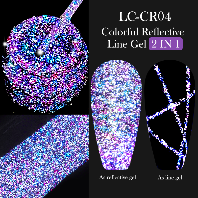 LILYCUTE 6Pcs/Set 5ml Reflecti - مراجعة Resin Glitter Pack وسعره