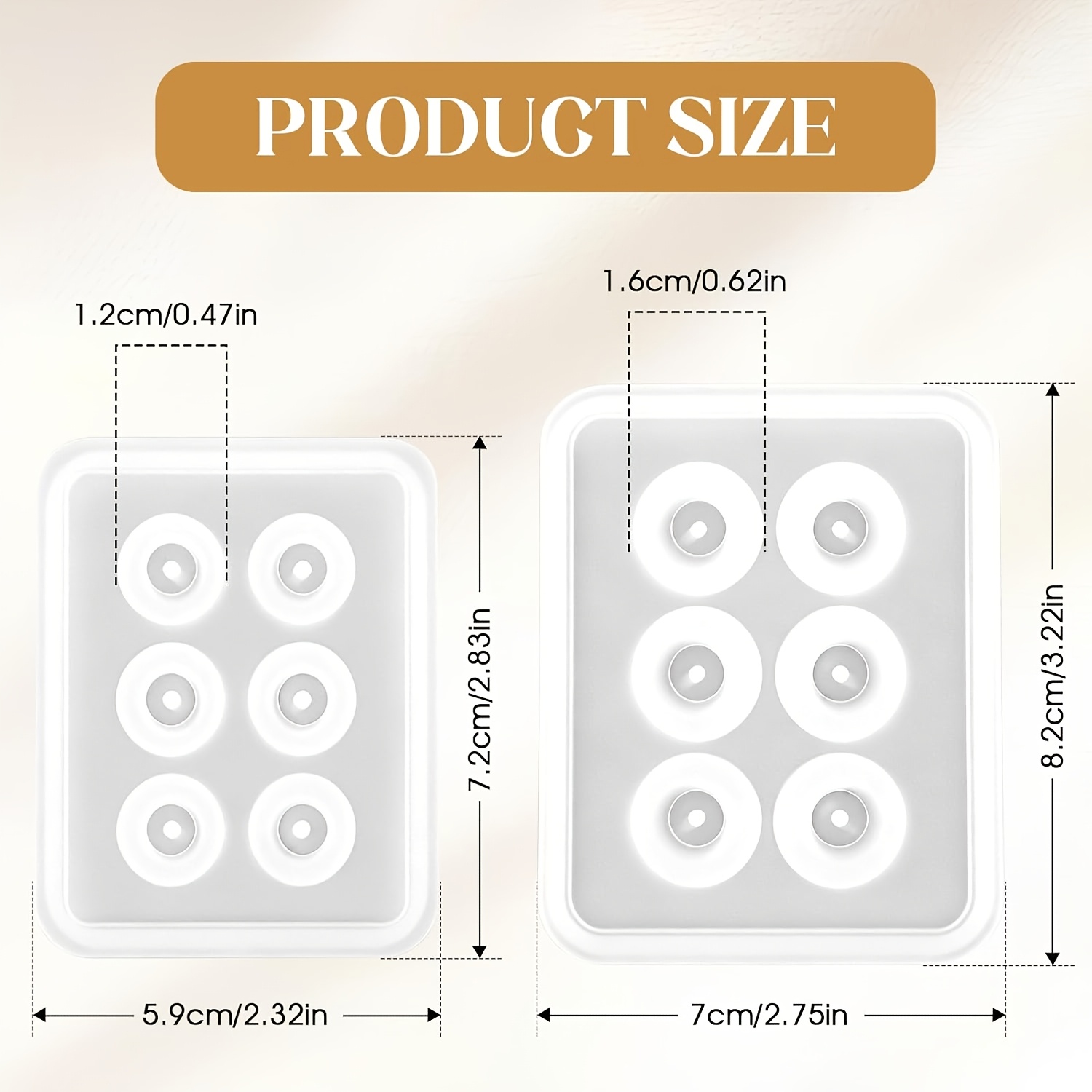 Two perforated spherical silic - مراجعة Resin Jewelry Kit وسعره