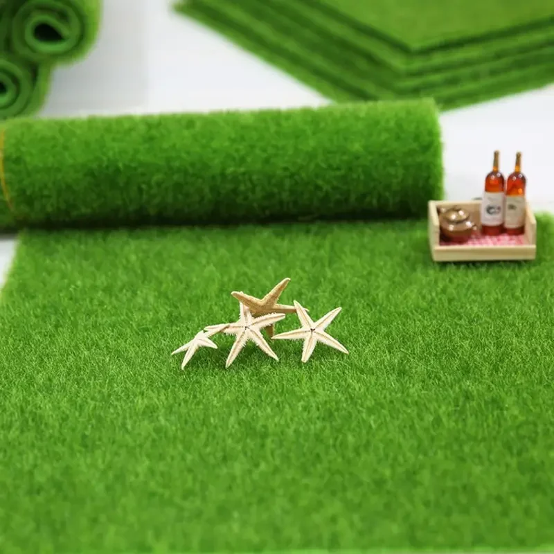 30x30cm Artificial Turf Fake M - مراجعة Terrarium Moss Art وسعره