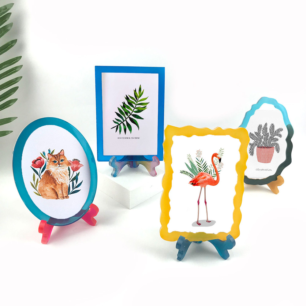 Rectangle Photo Frame Silicone - مراجعة Resin Pigment Set وسعره