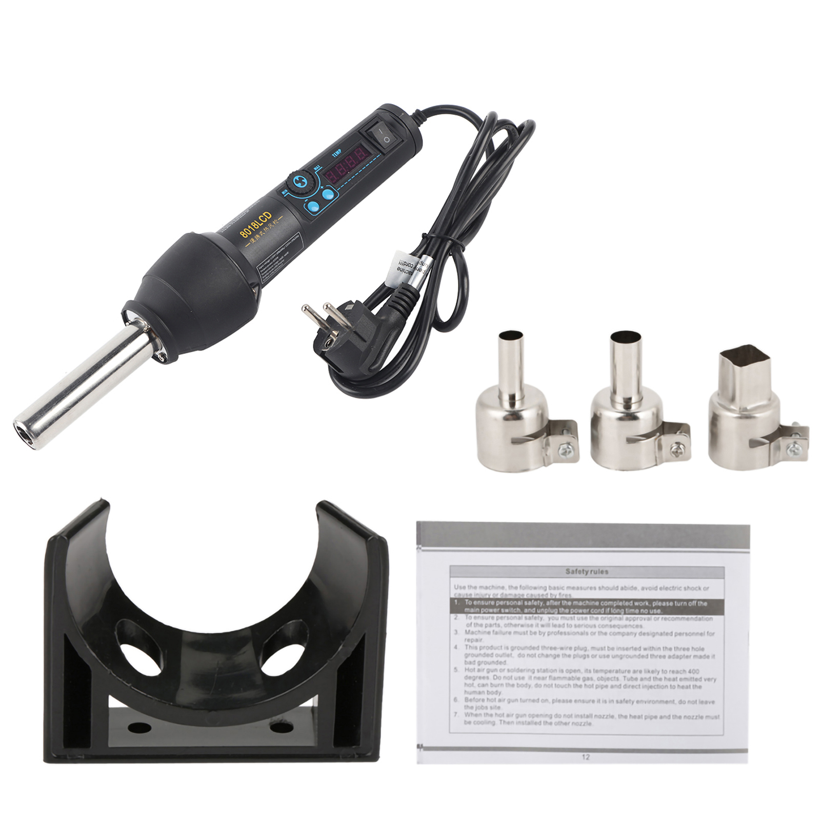 8858‑I / 650W LED Digital Disp - مراجعة Heat Gun Small وسعره