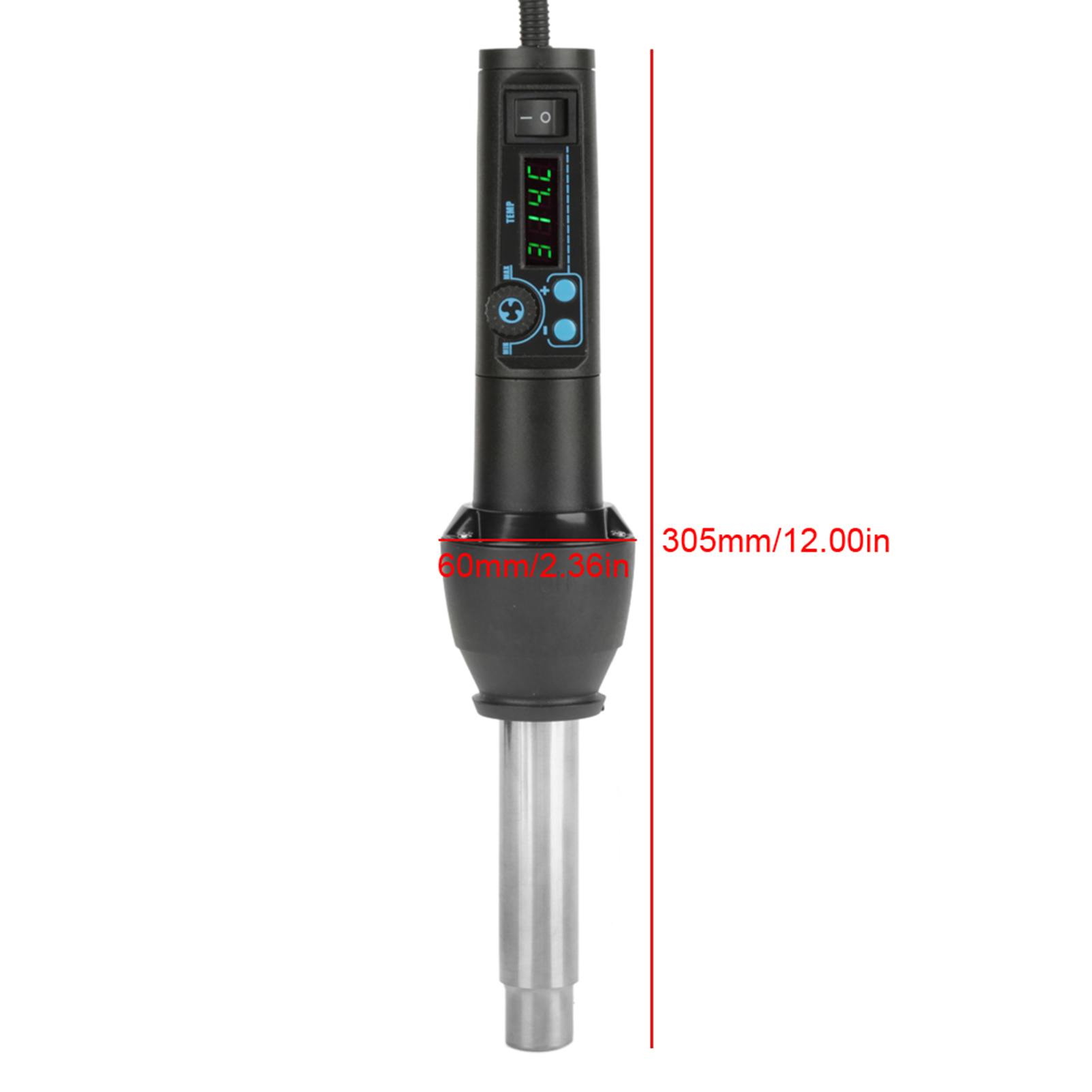 8858‑I / 650W LED Digital Disp - مراجعة Heat Gun Small وسعره