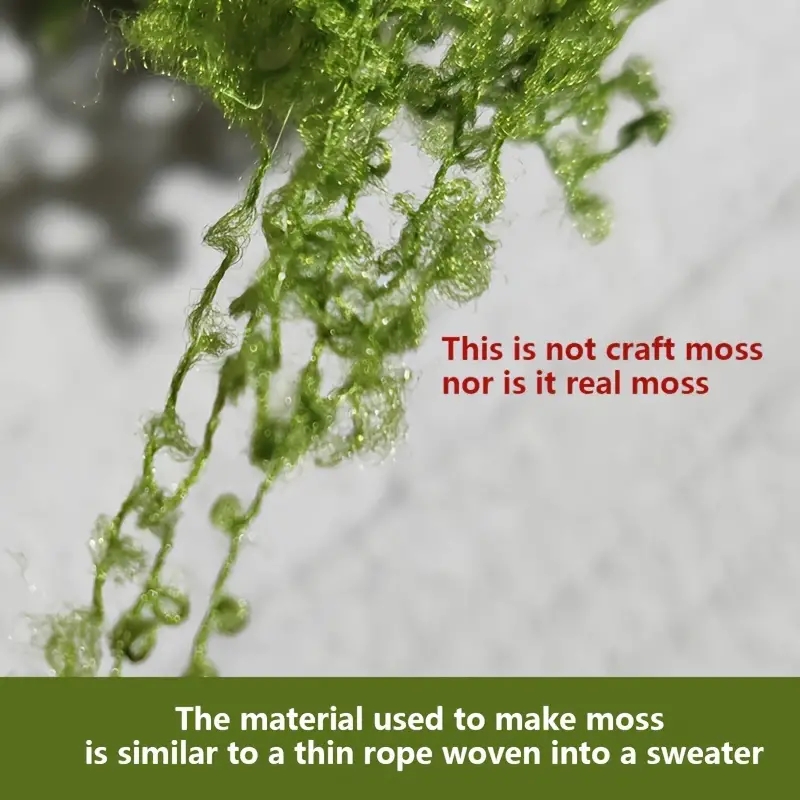 about 20g Artificial Green Pla - مراجعة Terrarium Moss Art وسعره