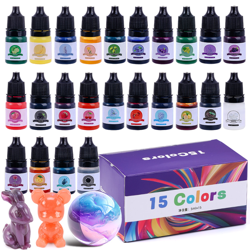Epoxy Resin Color Pigment 24 V - مراجعة Epoxy Uv Resin Kit وسعره