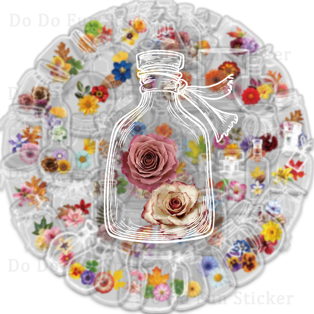 50PCS Glass Bottles with Dried - مراجعة Dried Flower Bulk وسعره