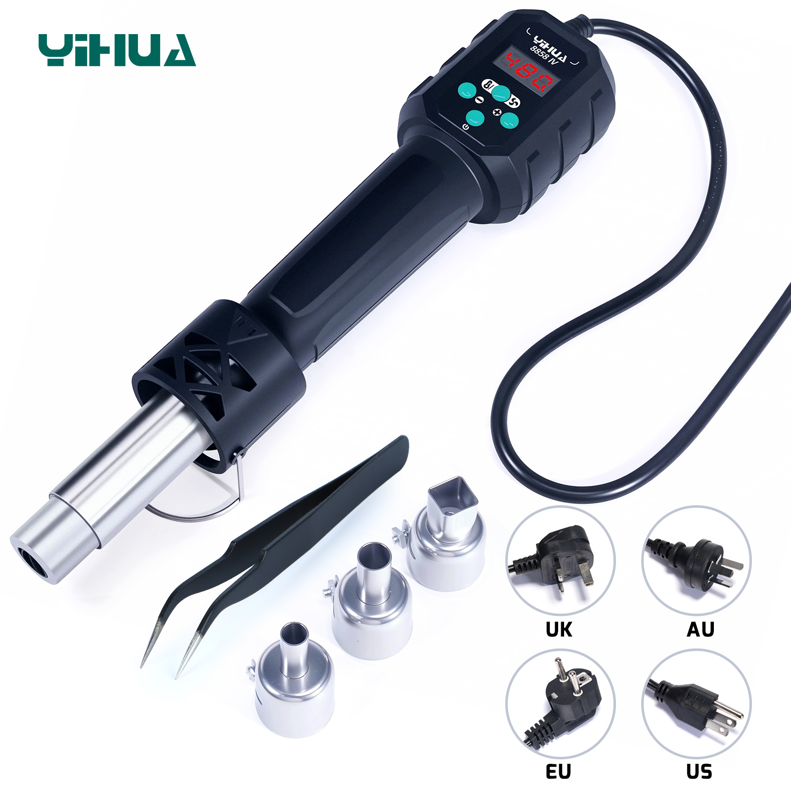 YIHUA Hot Air Gun Temperature  - مراجعة Heat Gun Small وسعره