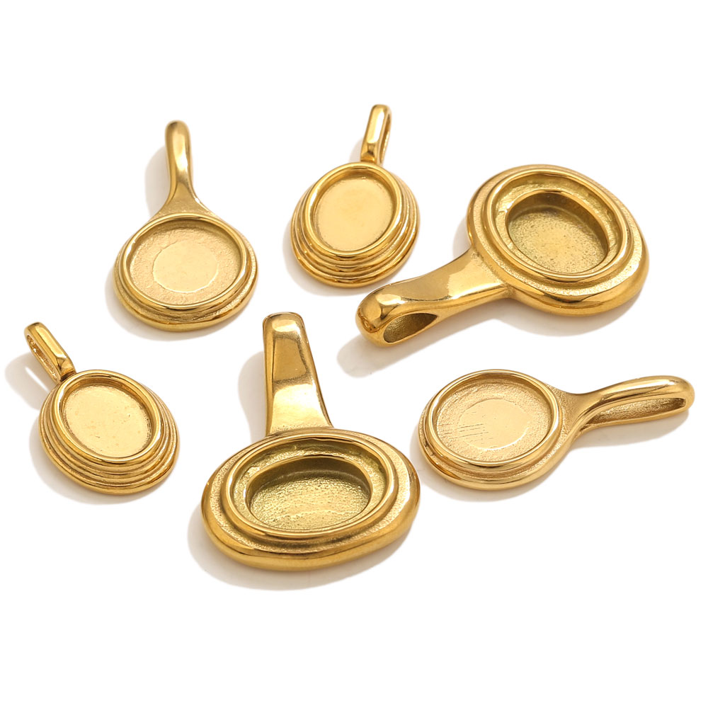 5pcs Stainless Steel Round Ova - مراجعة Resin Craft Supplies وسعره