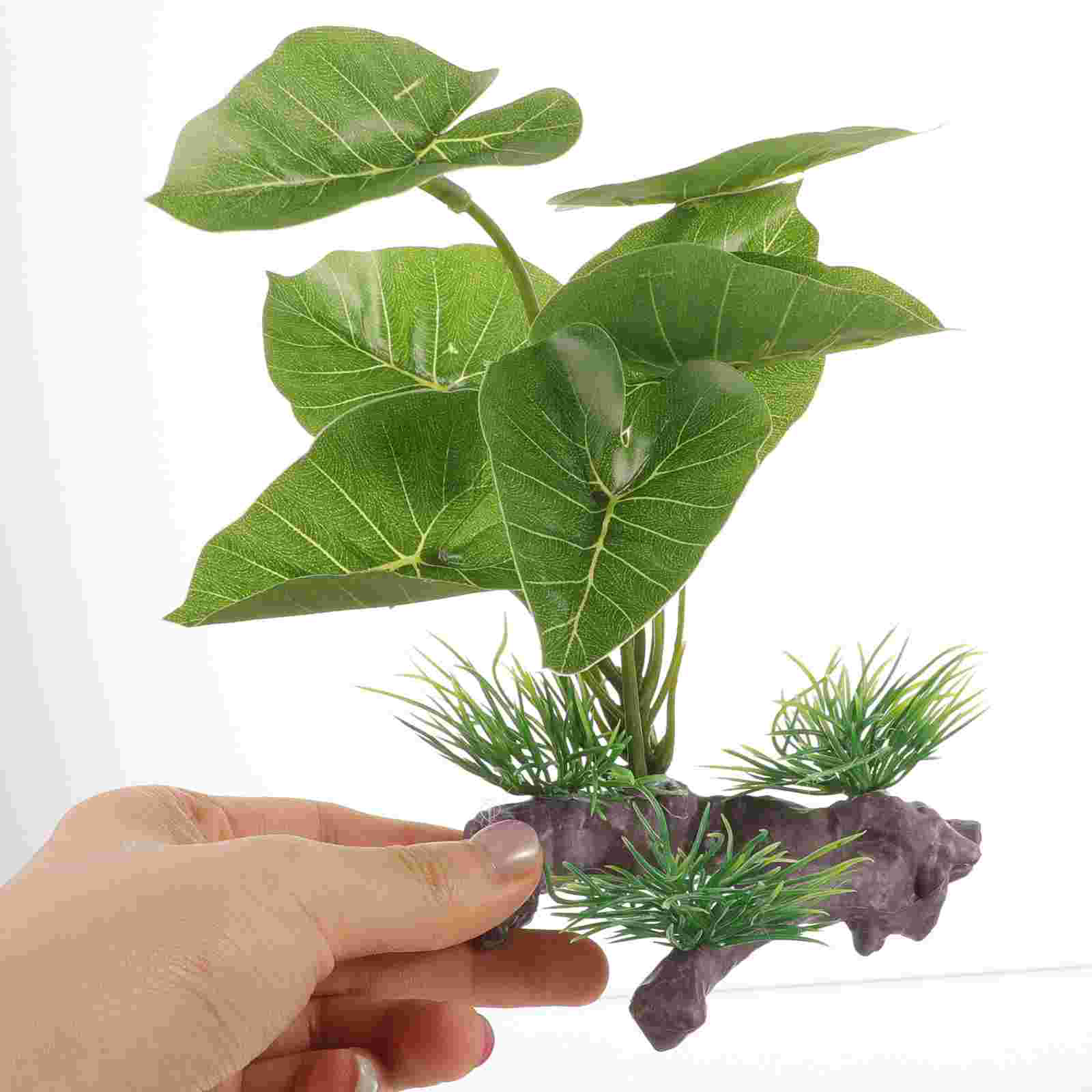 Fish Tank Artificial Water Pla - مراجعة Terrarium Moss Art وسعره