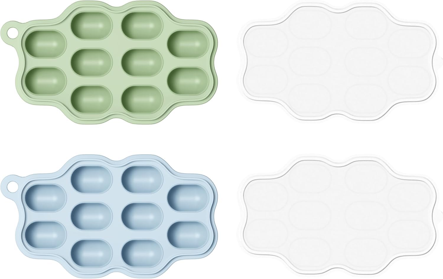2-Pack Silicone Baby Food Free - مراجعة Silicone Mold Tray وسعره