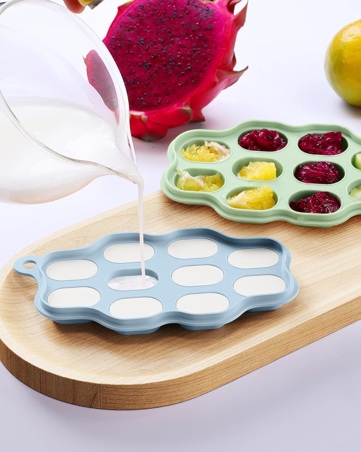 2-Pack Silicone Baby Food Free - مراجعة Silicone Mold Tray وسعره