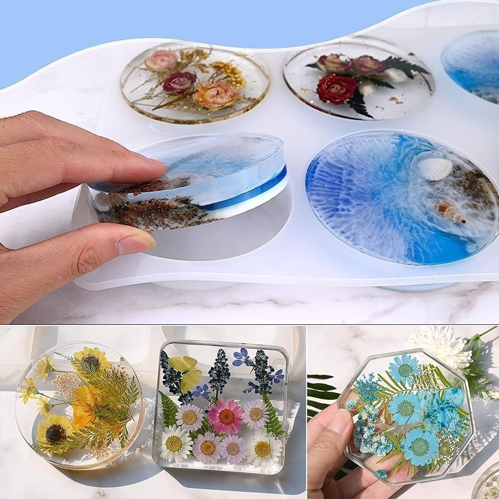 Creative Coasters Silicone Mol - مراجعة Coaster Mold Round وسعره
