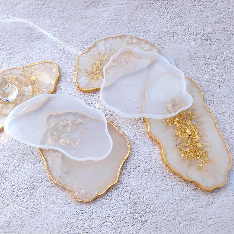 DM272 Resin GoGo Irregular Sha - مراجعة Geode Mold Silicone وسعره