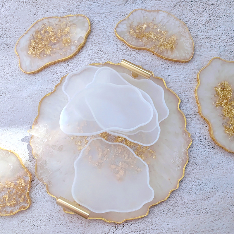 DM272 Resin GoGo Irregular Sha - مراجعة Geode Mold Silicone وسعره