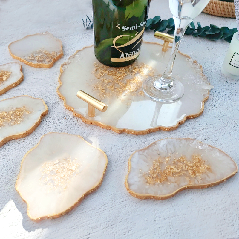 DM272 Resin GoGo Irregular Sha - مراجعة Geode Mold Silicone وسعره