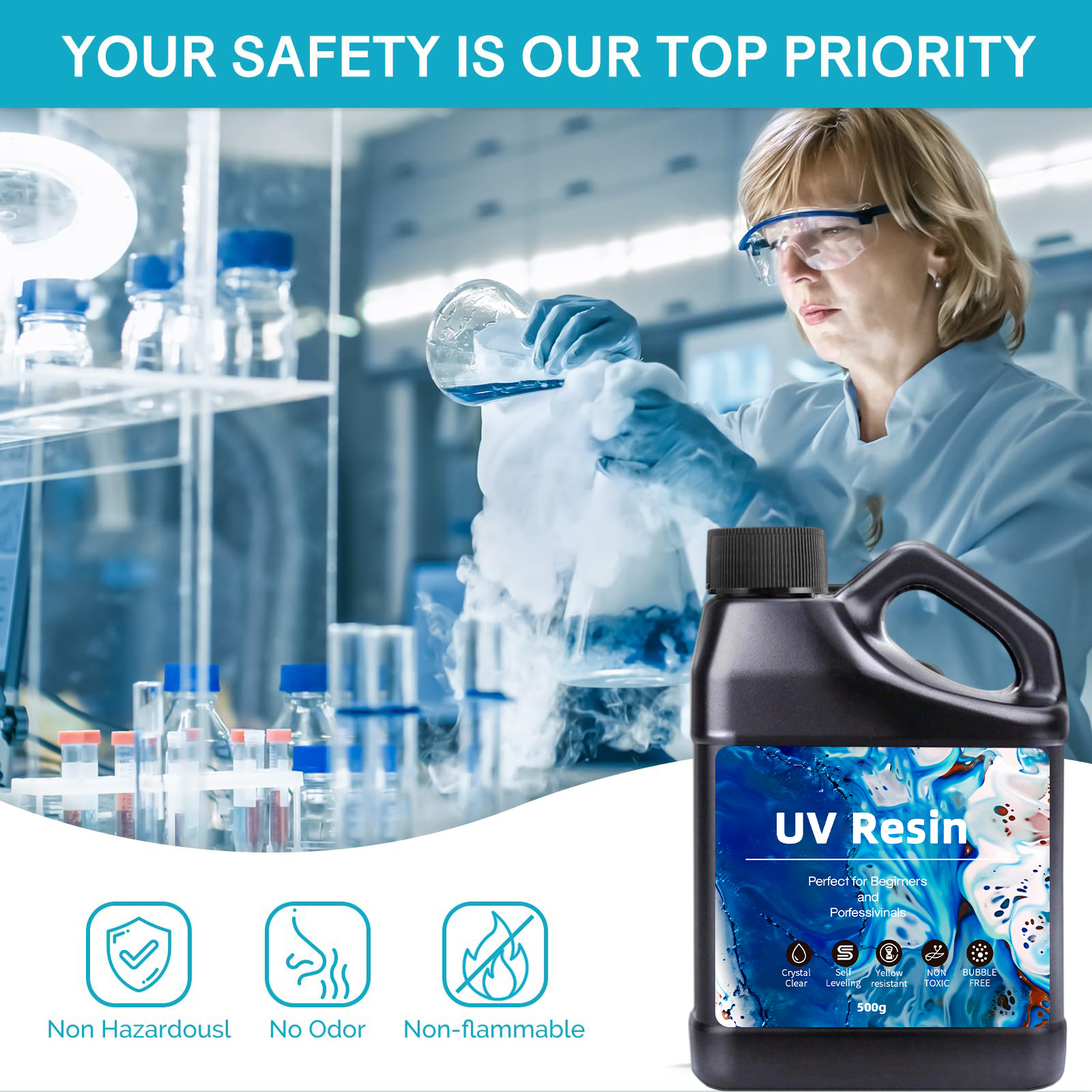 UV Resin 500-1000g -Bulk Upgra - مراجعة Epoxy Uv Resin Kit وسعره
