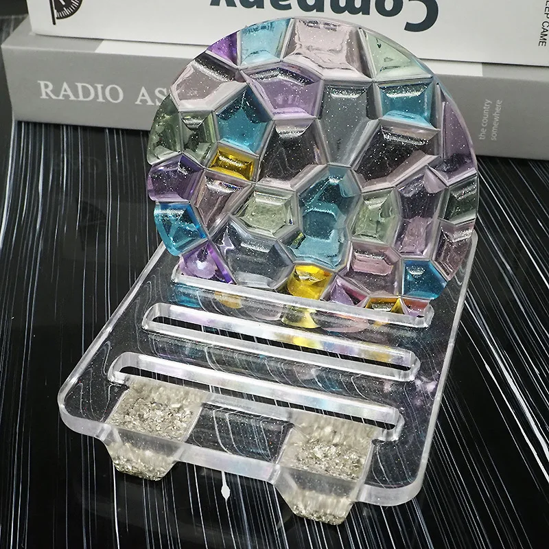 DIY Crystal Epoxy Mold Wave Di - مراجعة Coaster Mold Round وسعره