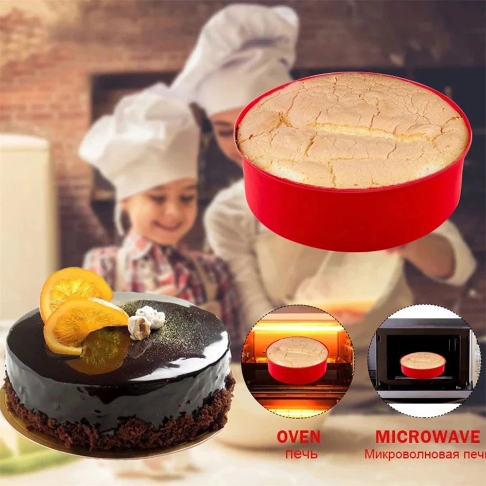 Silicone Cake Mold 4/6/8Inch R - مراجعة Coaster Mold Round وسعره