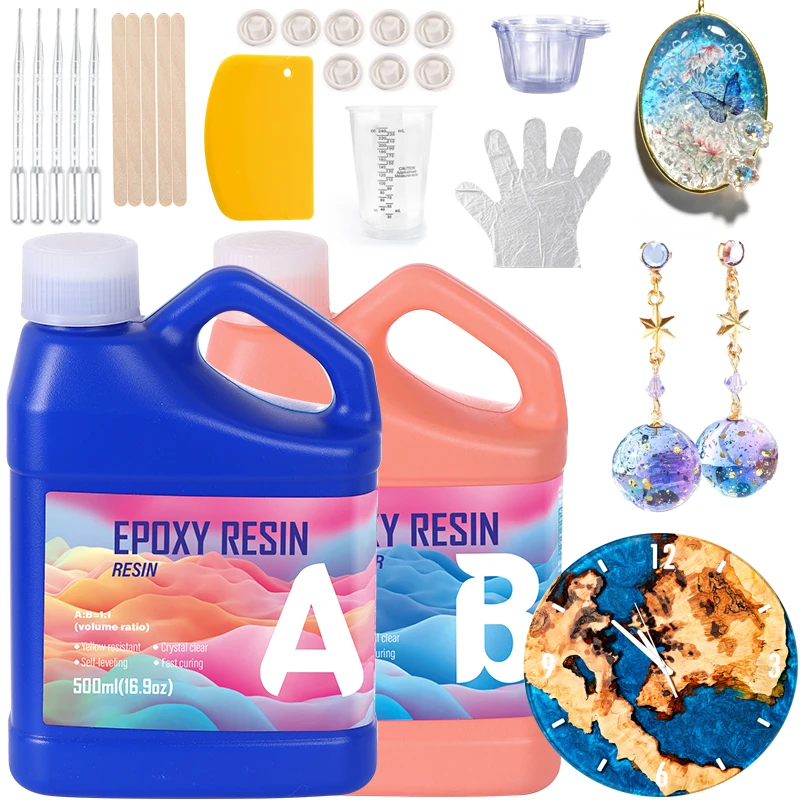 Easy Mixing Epoxy Resin Kit Cr - مراجعة Epoxy Uv Resin Kit وسعره