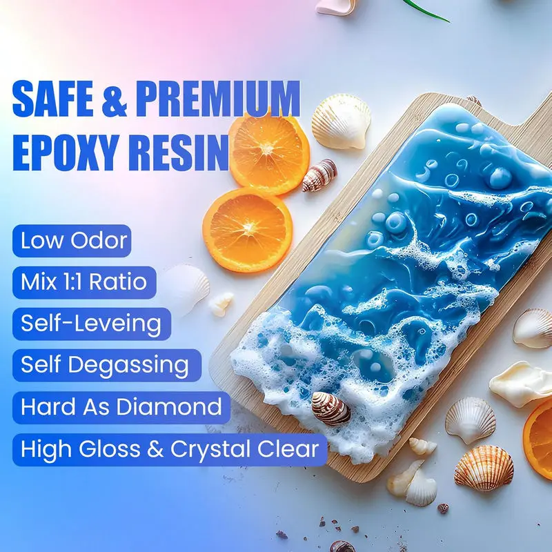 Easy Mixing Epoxy Resin Kit Cr - مراجعة Epoxy Uv Resin Kit وسعره