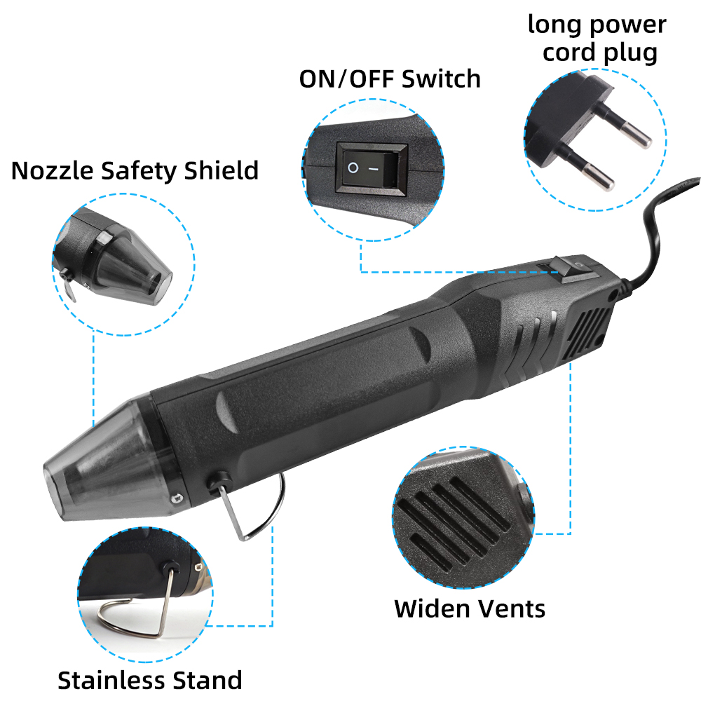 300°C 220V Hot Air Gun DIY Too - مراجعة Heat Gun Small وسعره