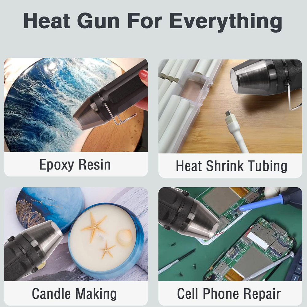300°C 220V Hot Air Gun DIY Too - مراجعة Heat Gun Small وسعره