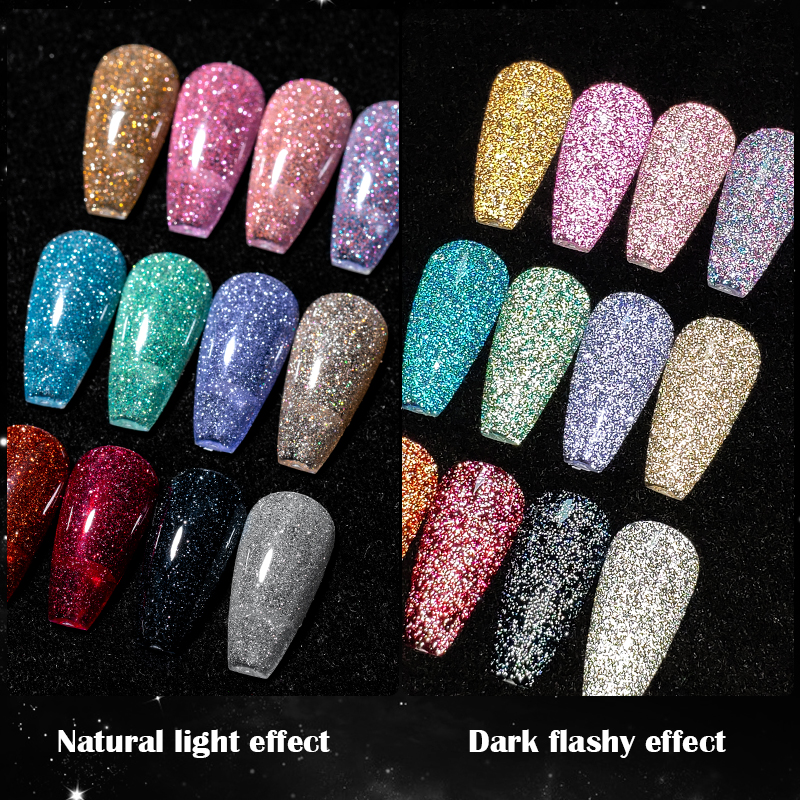 5ml Gold Silver Reflective Gli - مراجعة Resin Glitter Pack وسعره