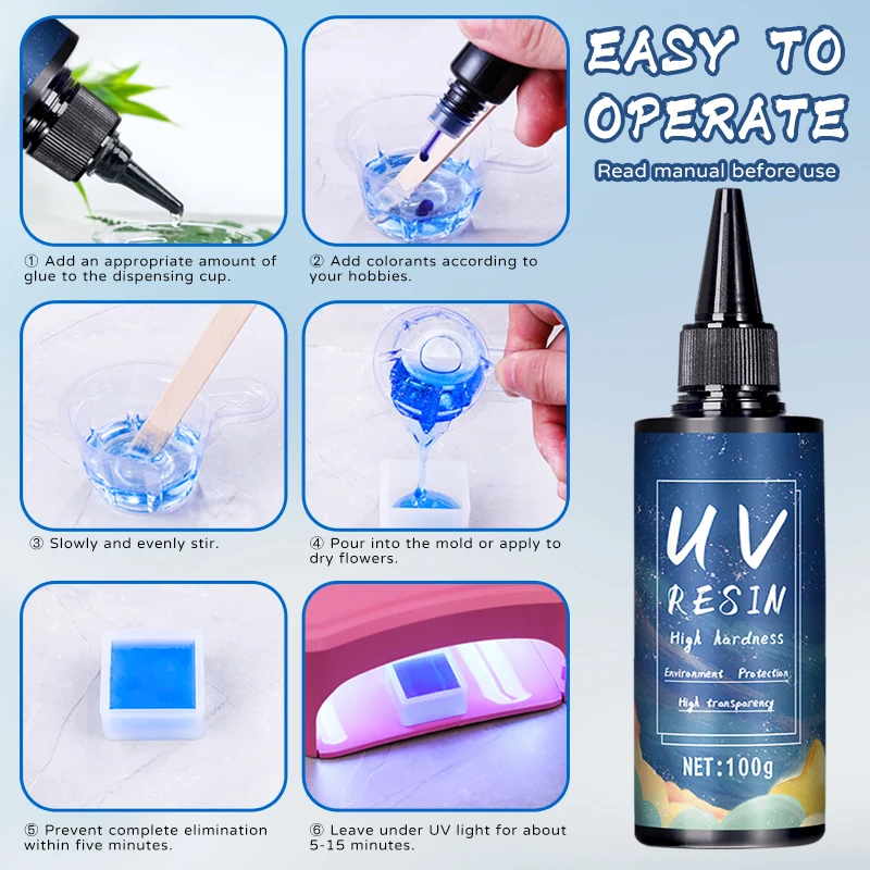 UV Resin Glue for DIY Jewelry, - مراجعة Epoxy Uv Resin Kit وسعره