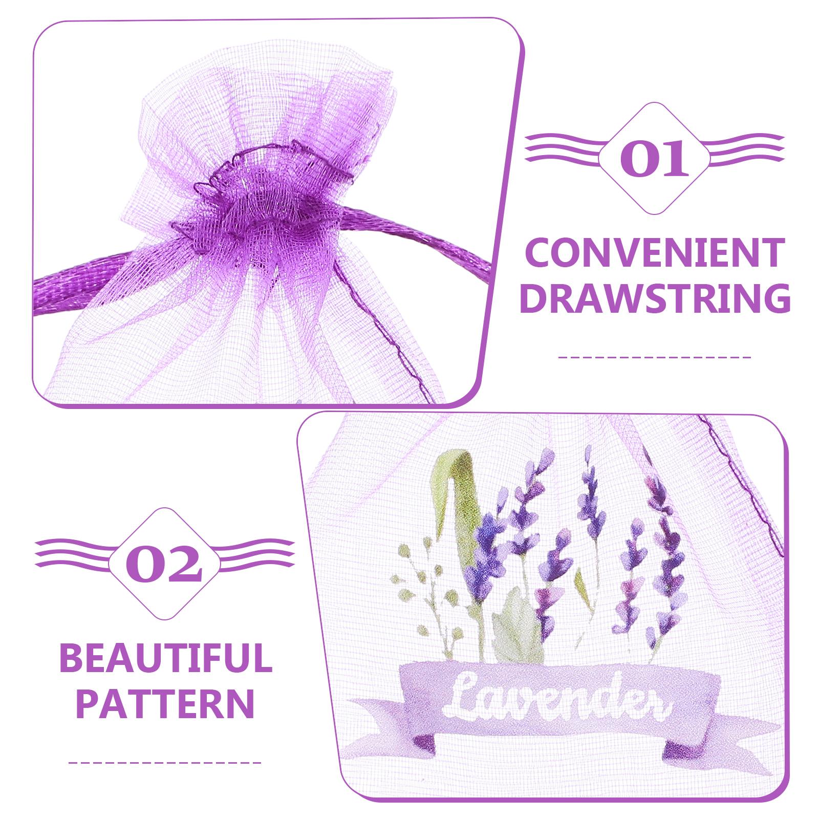 20 Pcs Empty Lavender Sachets  - مراجعة Dried Flower Bulk وسعره