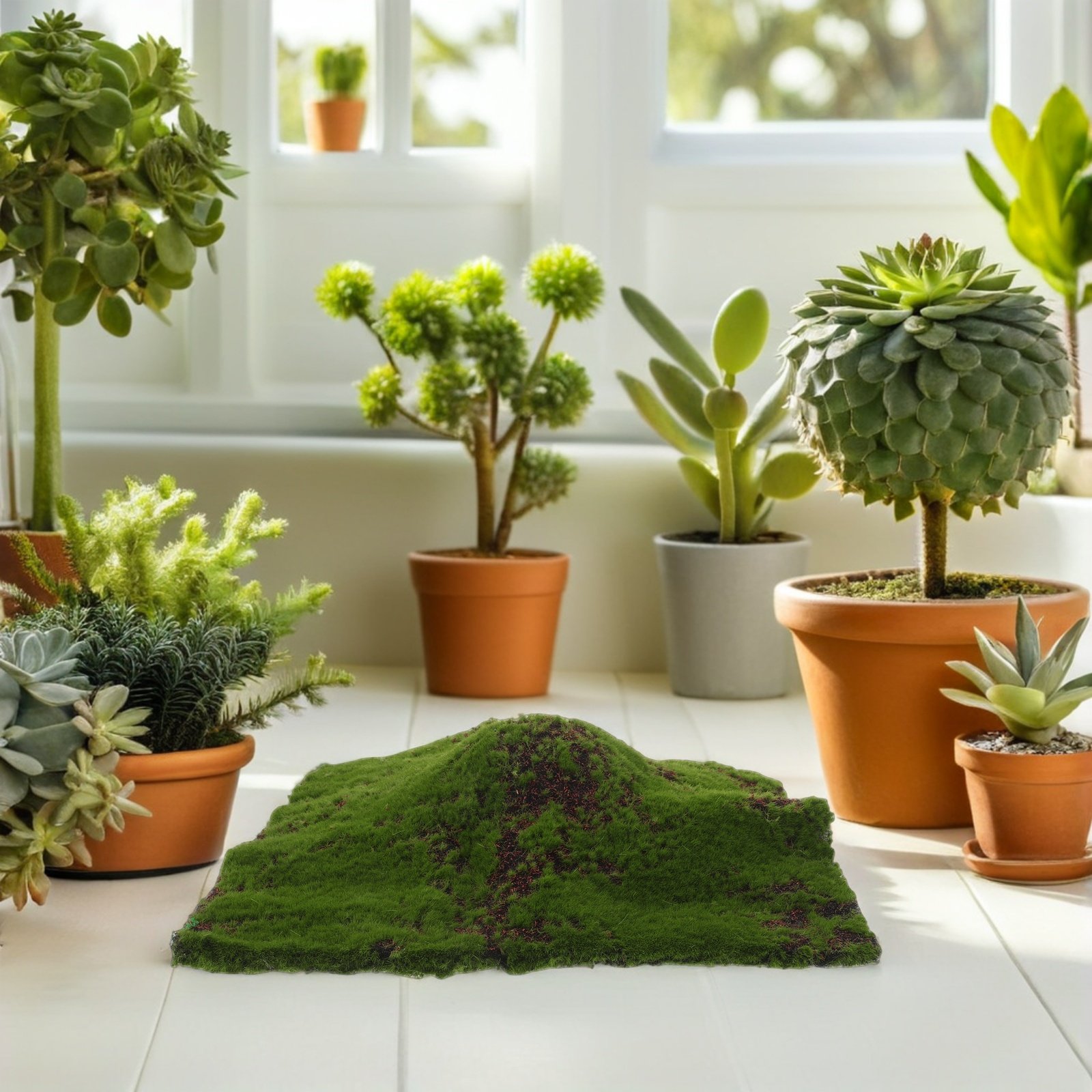 Fake Moss Grass Artificial Gre - مراجعة Terrarium Moss Art وسعره
