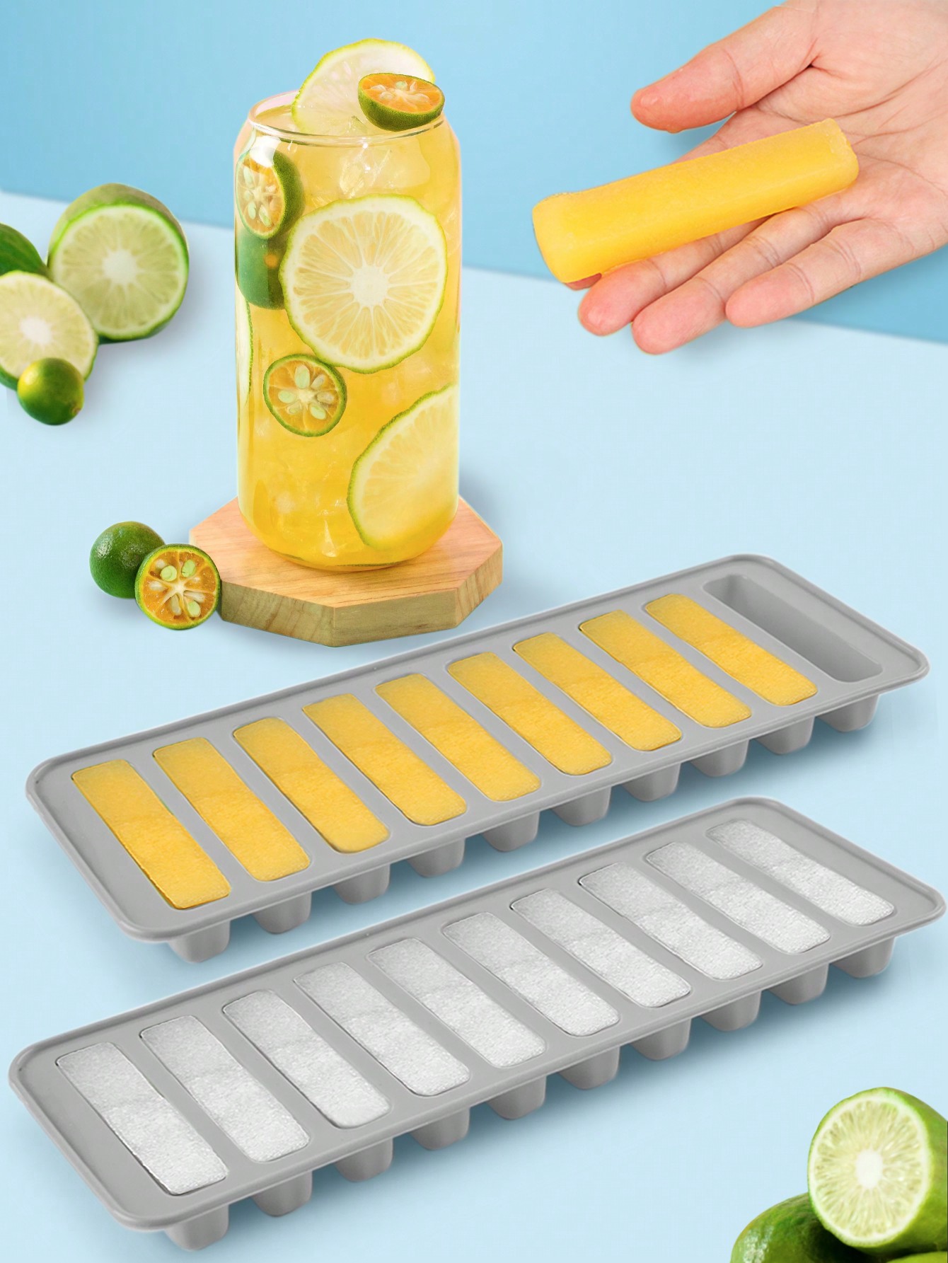 1pc Multi-grid Ice Cube Mold,  - مراجعة Silicone Mold Tray وسعره
