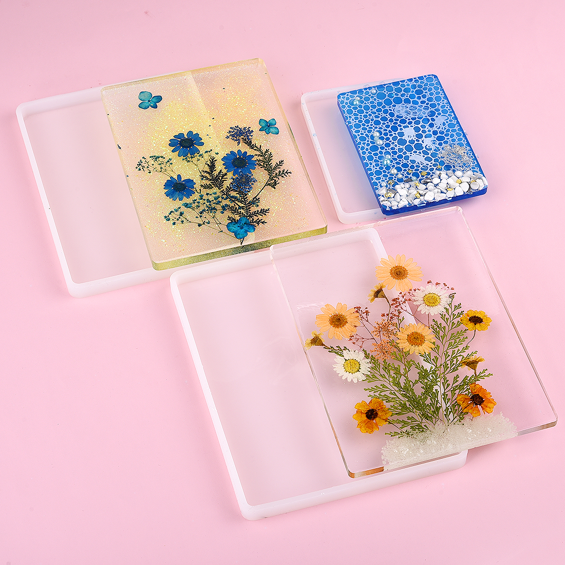 DIY Round Square Rectangle Sha - مراجعة Coaster Mold Round وسعره