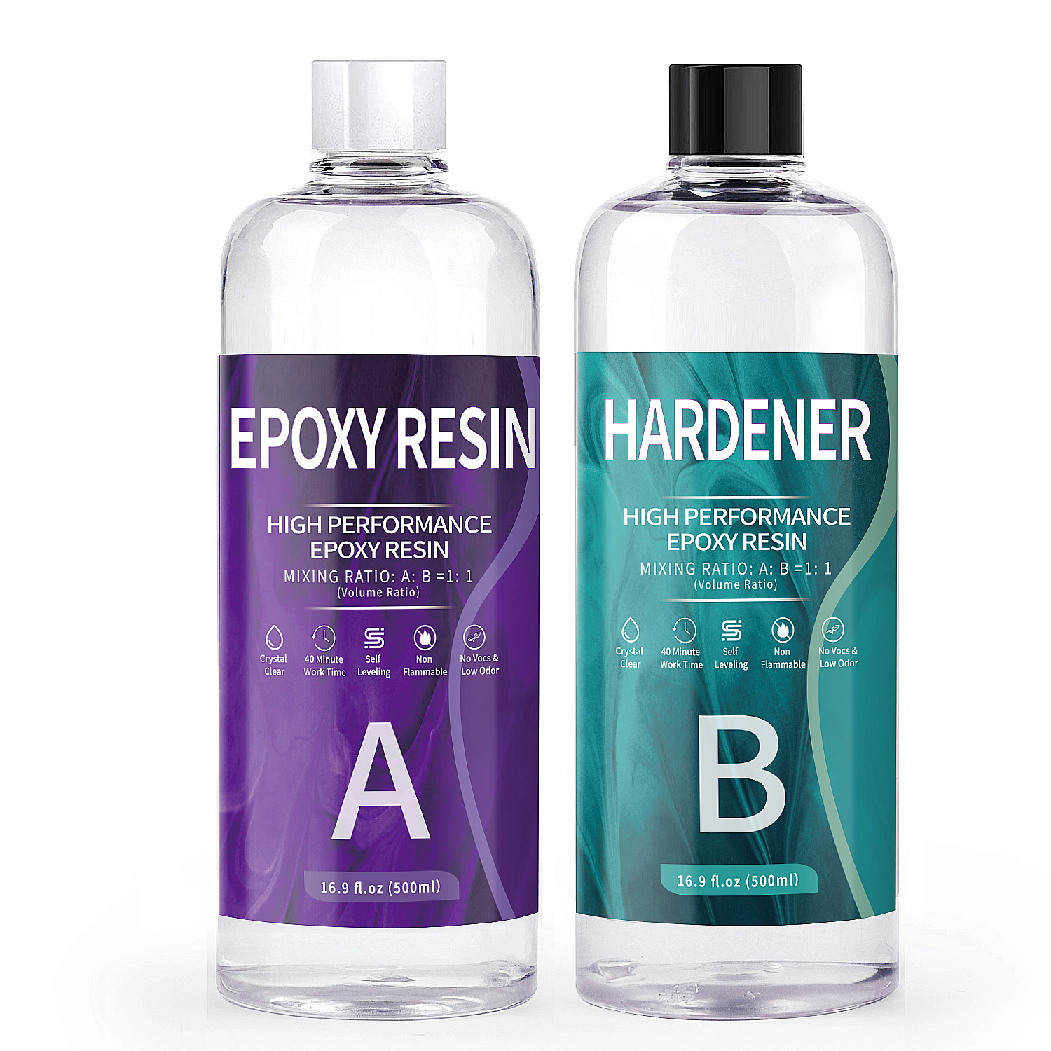 1:1 AB Resin Epoxy Crystal Glu - مراجعة Epoxy Uv Resin Kit وسعره