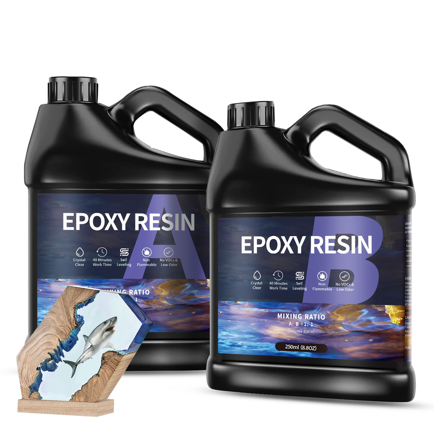 500g/1000g  AB Epoxy Resin Glu - مراجعة Epoxy Uv Resin Kit وسعره