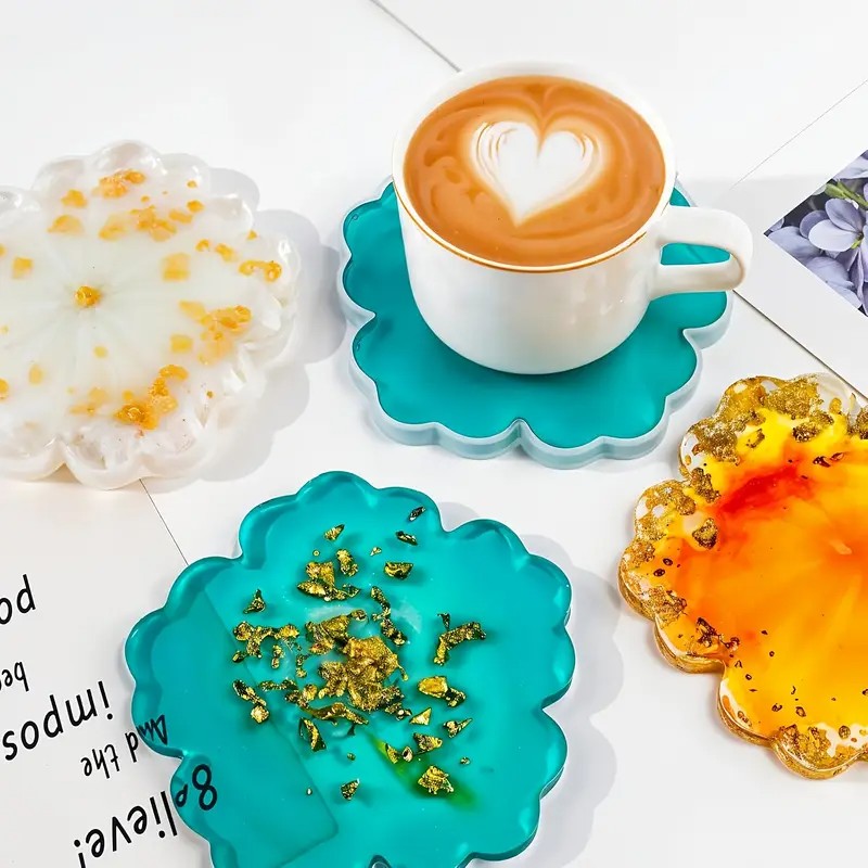 DIY Sakura Shaped Resin Mold - - مراجعة Geode Mold Silicone وسعره