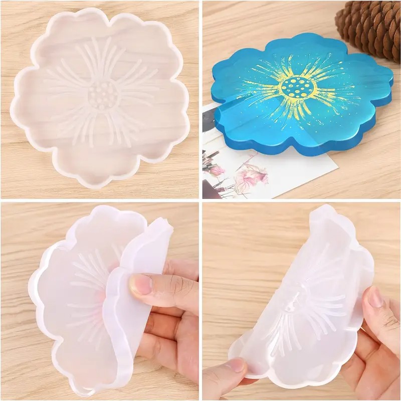 DIY Sakura Shaped Resin Mold - - مراجعة Geode Mold Silicone وسعره