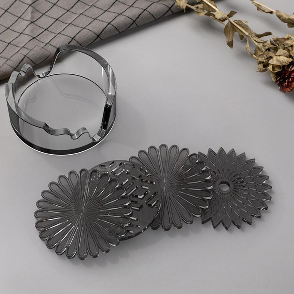 1Pcs Round Coaster Resin Silic - مراجعة Coaster Mold Round وسعره